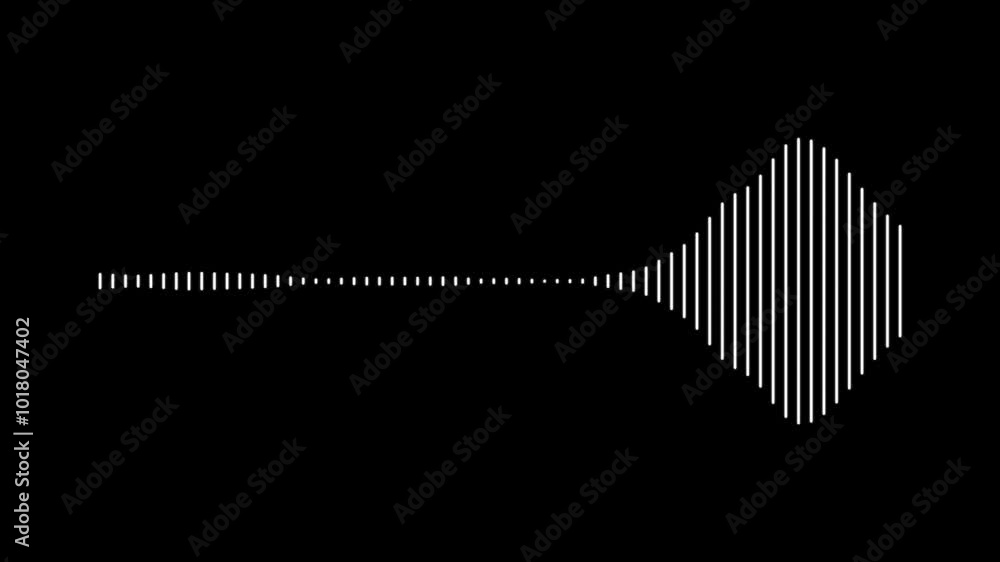 audio music player animation on black back ground.4k video audio music player animation on black back ground.4k video