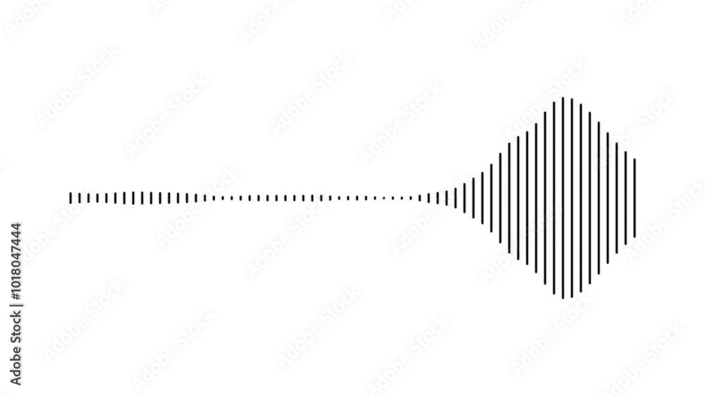 audio music player animation on black back ground.4k video audio music player animation on black back ground.4k video