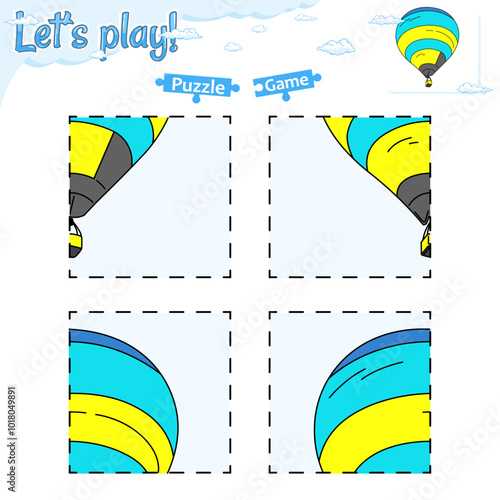 Lets play puzzle game of air balloon