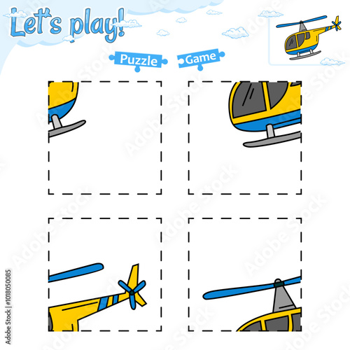 Lets play puzzle game of Helicopter 1
