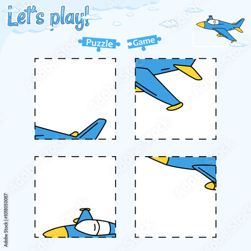 Lets play puzzle game of Fighter plane