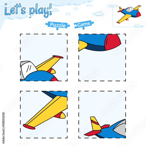 Lets play puzzle game with acrobatic aircraft 1