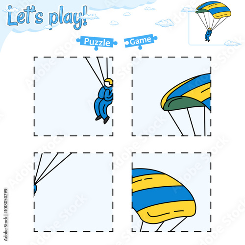 Lets play puzzle game with Parachut