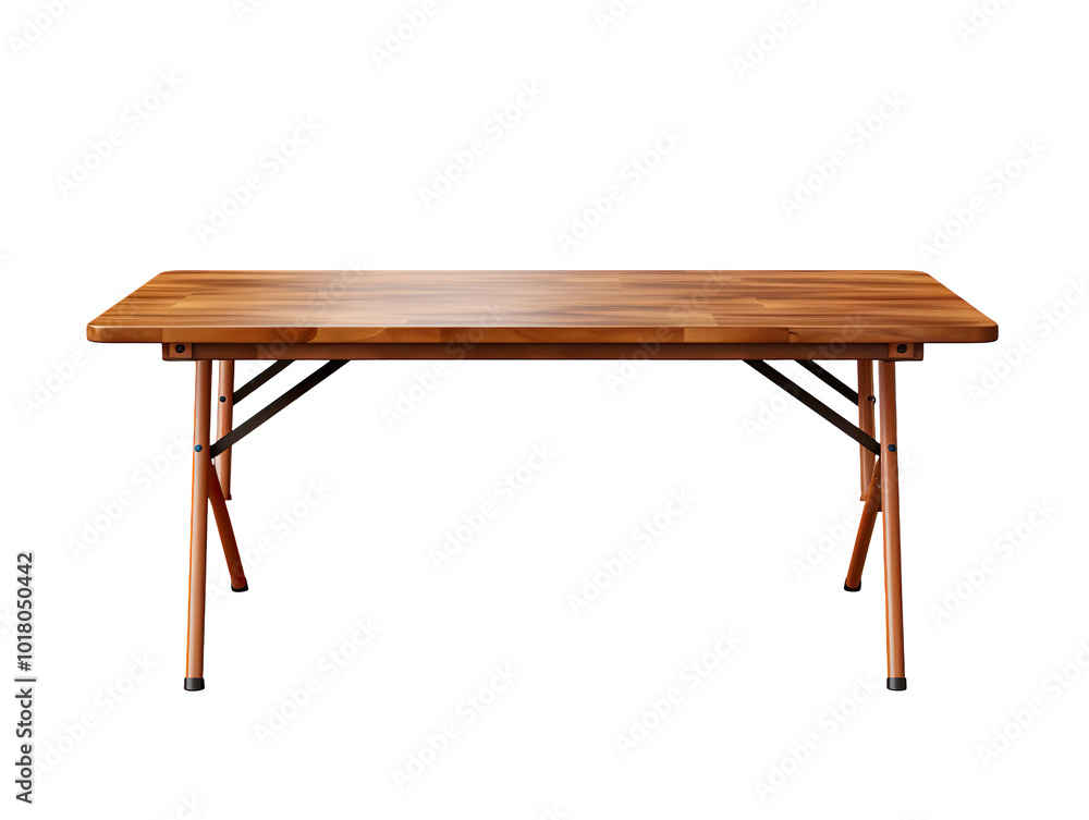 Folding table isolated on transparent background Folding table isolated on transparent background