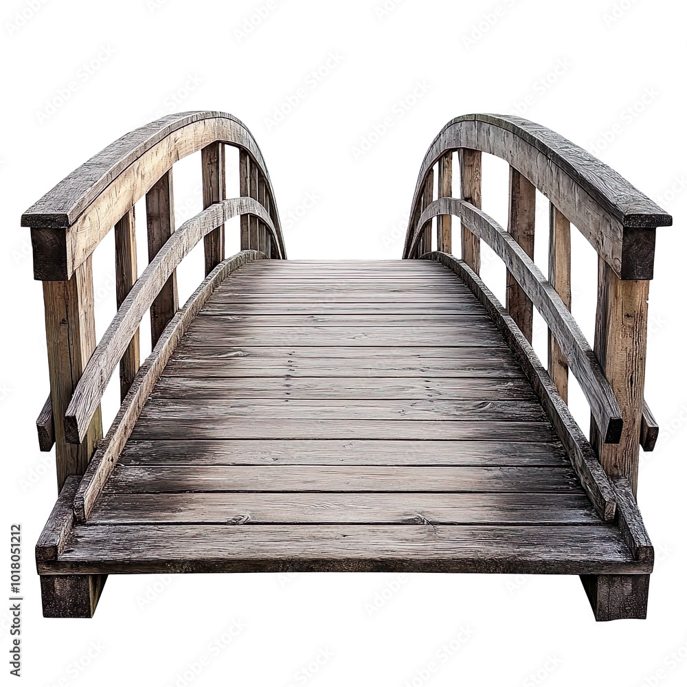 Obraz premium Footbridge isolated on transparent background
