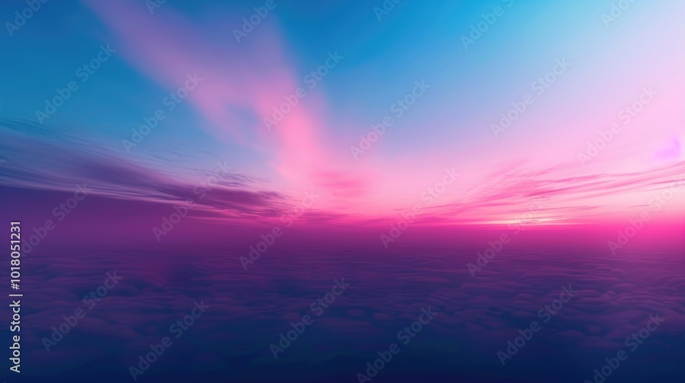 Fototapeta premium Soft gradient of twilight colors