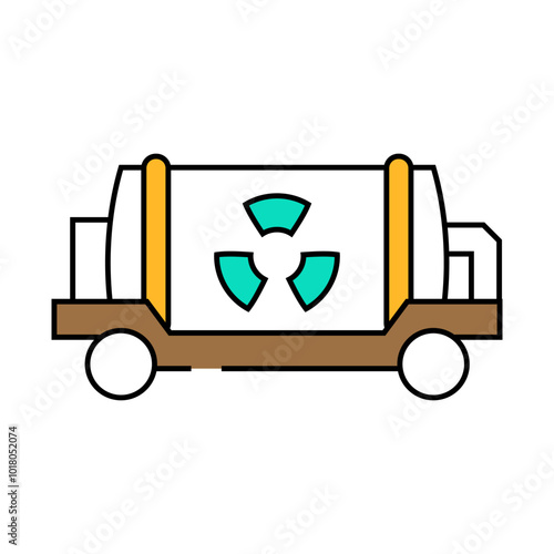small modular nuclear reactor future technology line icon vector. small modular nuclear reactor future technology sign. isolated symbol illustration