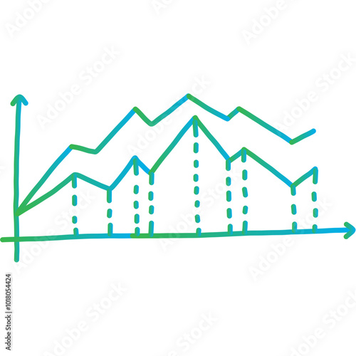  Business infographics icons with different diagram vector illustration. Abstract data visualization, marketing charts and graphs. Business statistics, planning and analytics, forecasting growth rates