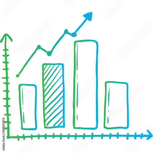  Business infographics icons with different diagram vector illustration. Abstract data visualization, marketing charts and graphs. Business statistics, planning and analytics, forecasting growth rates