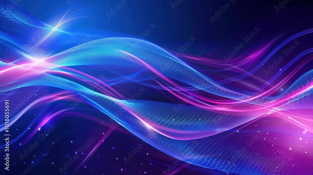 Abstract Glow Waves Abstract Glow Waves