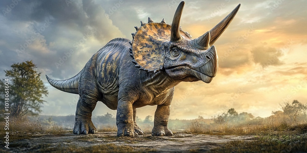 Fototapeta premium triceratops