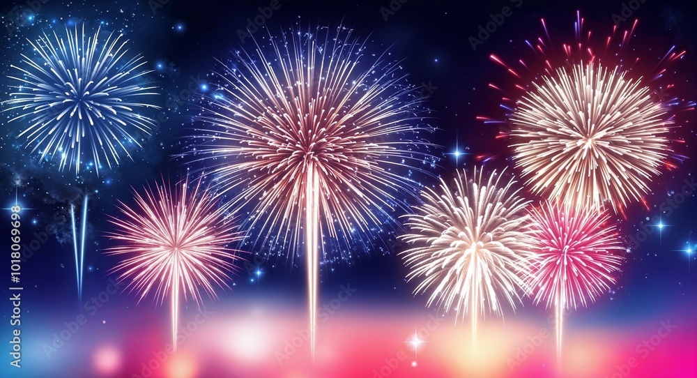 Blue theme abstract sparkles and fireworks background wallpaper Blue theme abstract sparkles and fireworks background wallpaper