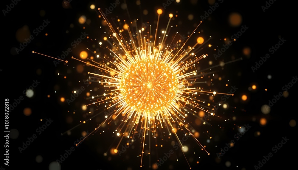 Obraz premium fireworks in the night