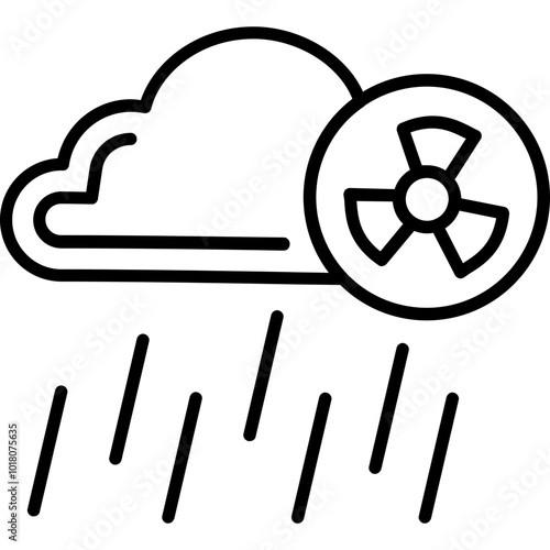 Acid Rain Icon