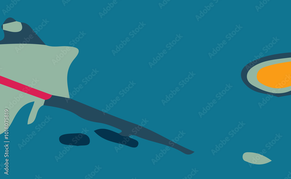 Abstract background with Untidy Shapes Abstract background with Untidy Shapes