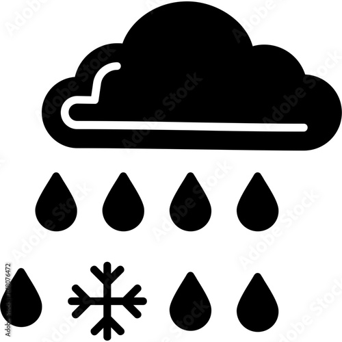 Freezing Rain Icon