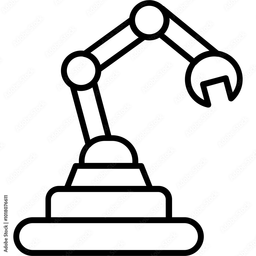 Robotic Arm Icon Robotic Arm Icon