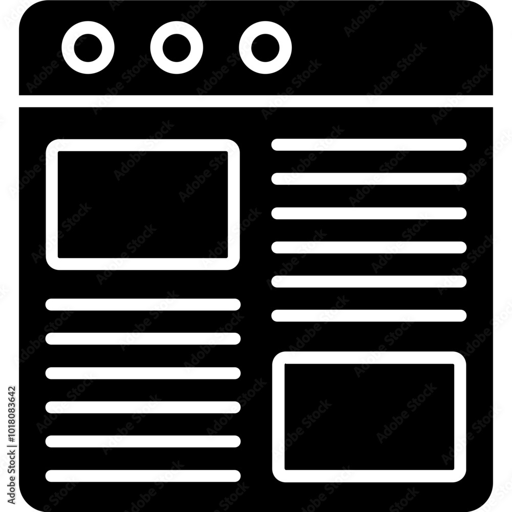 Page Layout Icon Page Layout Icon
