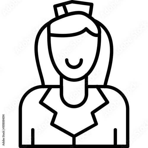Flight Attendant Icon