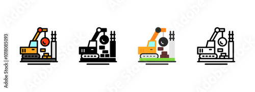 Set of Demolition Icon