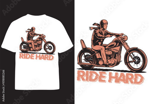 american biker motorcycle vector t shirt graphic