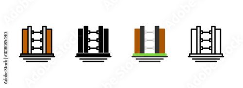 Set of Shoring Icon