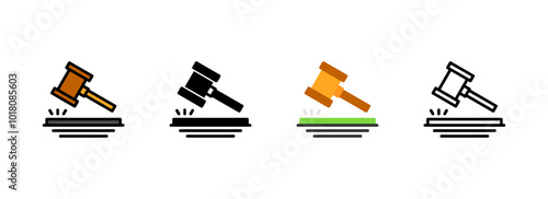 Set of Gravel Icon