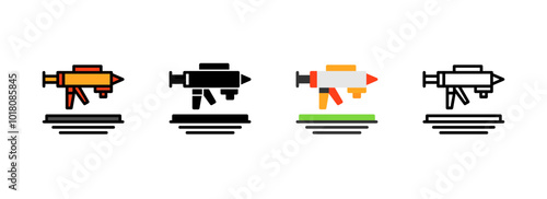 Set of Caulk Icon