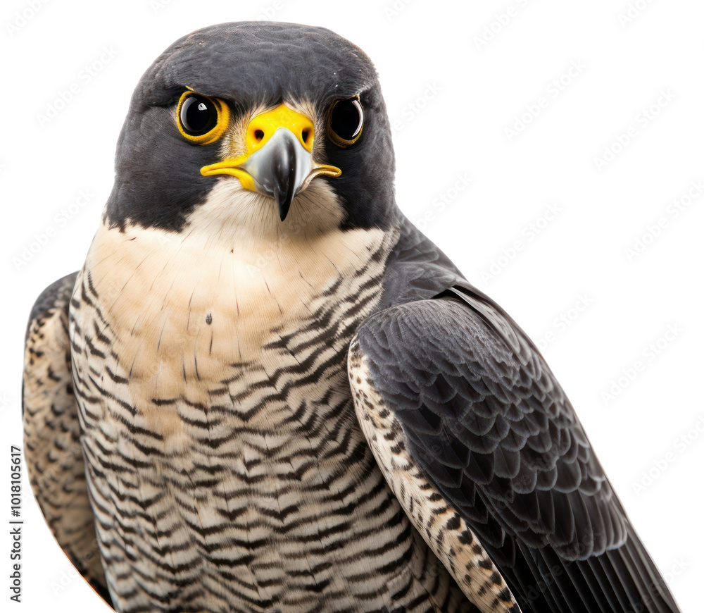 Fototapeta premium PNG Peregrine falcon accipiter buzzard animal.
