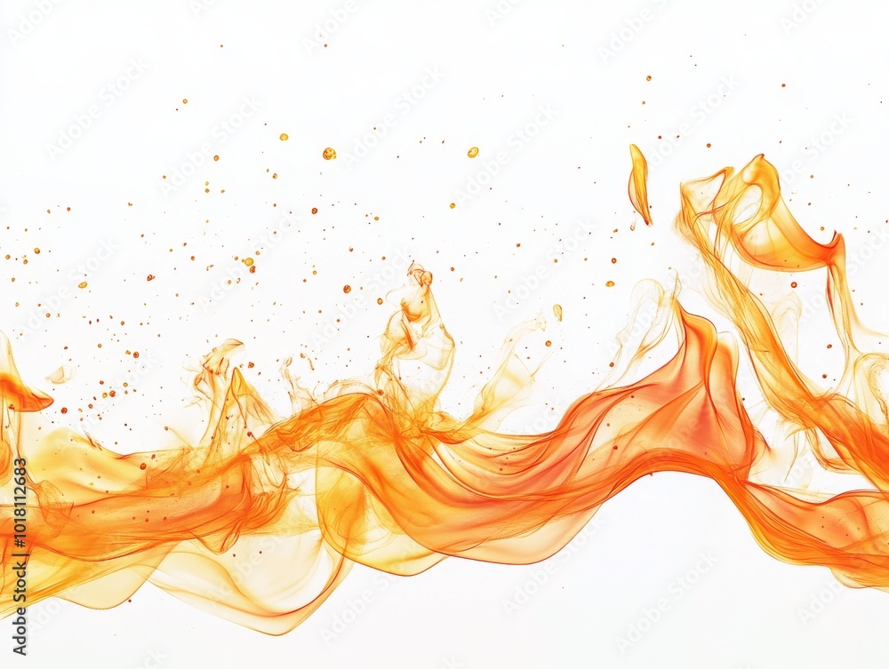 2408 81.A realistic rendering of bright orange and yellow flames dancing against a clean white background. The fiery tendrils rise upward, twisting and flickering with sharp detail, conveying intense 2408 81.A realistic rendering of bright orange and yellow flames dancing against a clean white background. The fiery tendrils rise upward, twisting and flickering with sharp detail, conveying intense