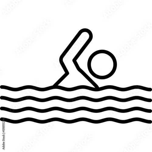 Swimming Icon