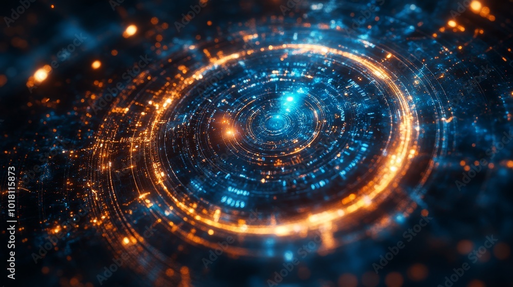 Abstract Digital Circles. Abstract Digital Circles.