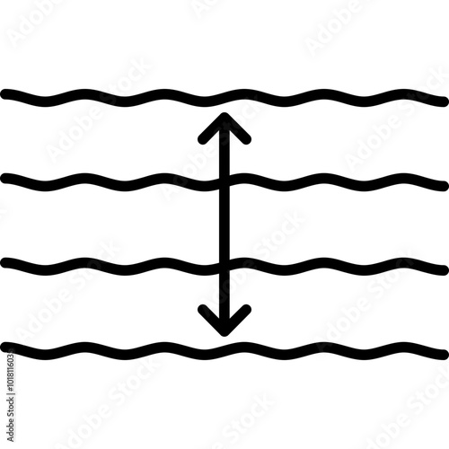 Water Depth Icon