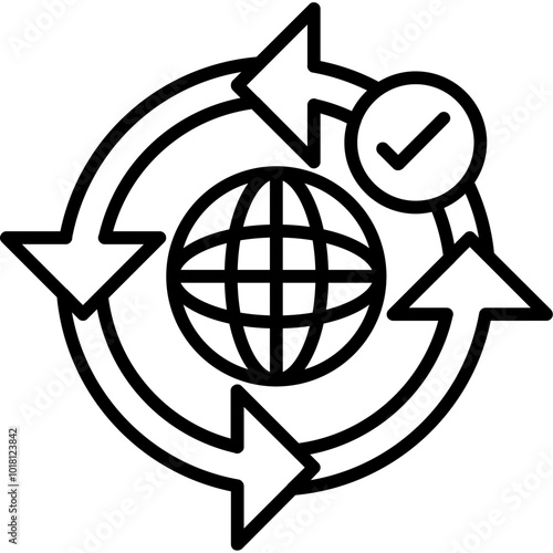 Circular Economy Icon
