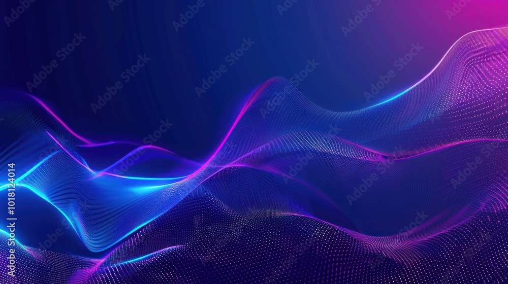 Abstract Neon Waves Abstract Neon Waves