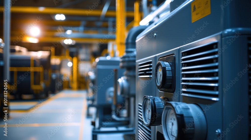 auxiliary illustrated through a close-up of a backup generator powering essential equipment during a power outage in a facility auxiliary illustrated through a close-up of a backup generator powering essential equipment during a power outage in a facility
