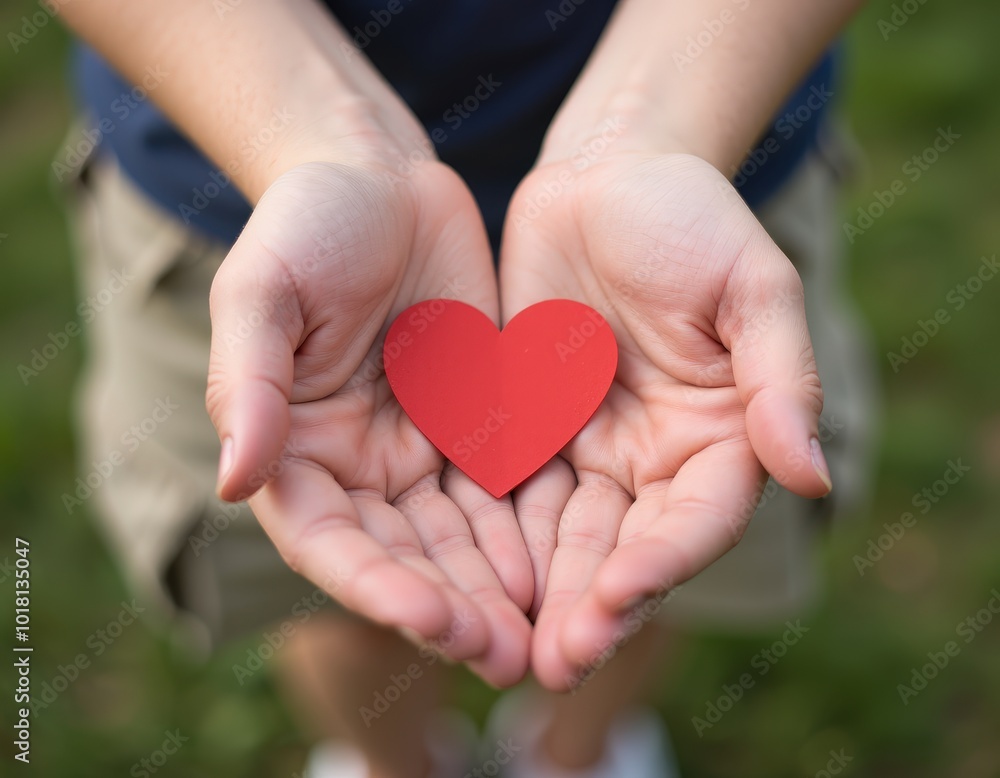 hands holding heart hands holding heart