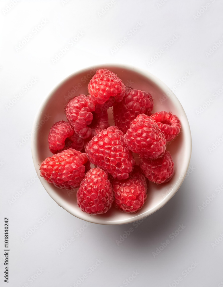 Raspberry, isolated on a clean white background Raspberry, isolated on a clean white background
