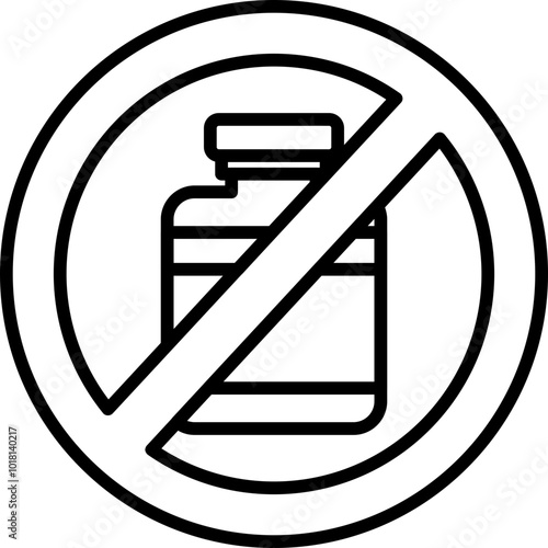 No Alcohol Icon