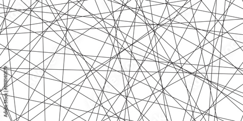 Abstract black lines with white background. Creative and geometric shape with luxury pattern and paper texture design. abstract background with stripes for website design Technology background.	