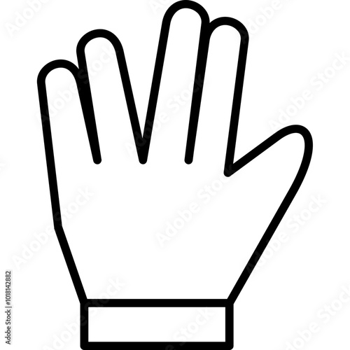 Vulcan Salute Icon