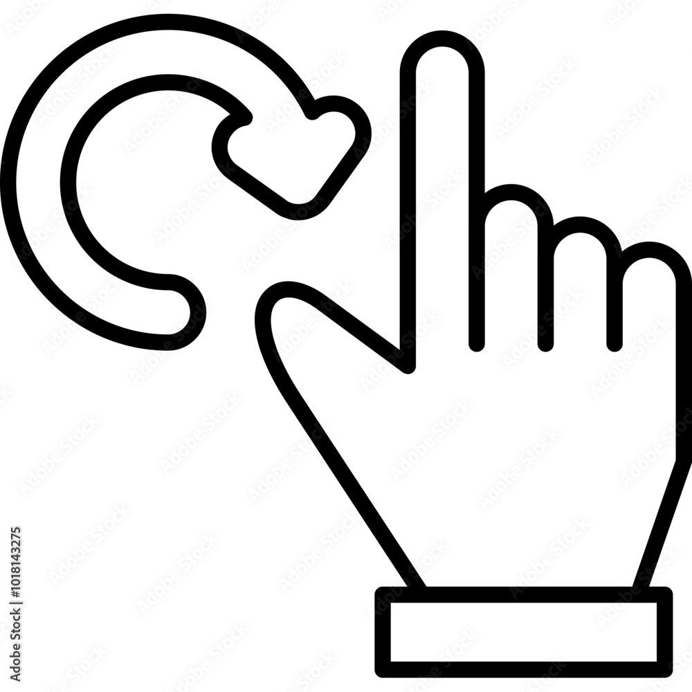 Obraz premium Rotate Icon