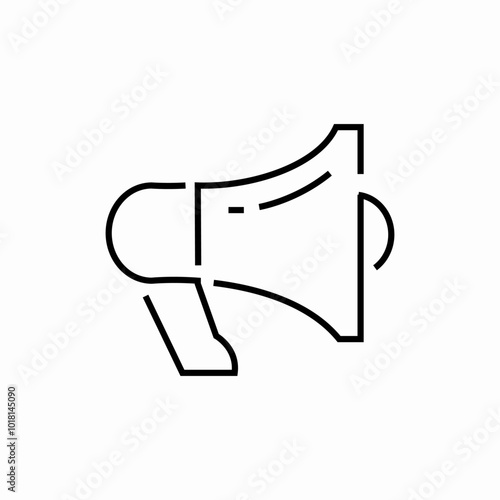 shout megaphone icon sign vector