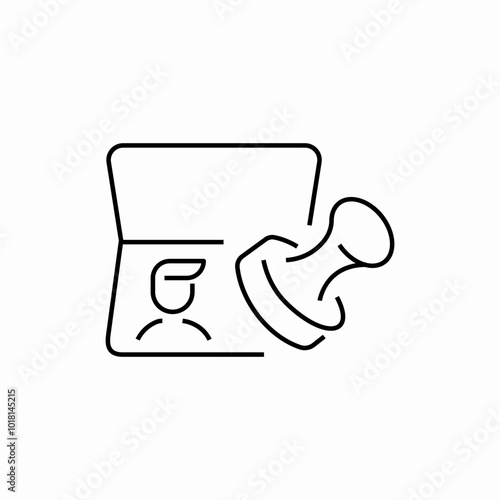 signet court icon sign vector
