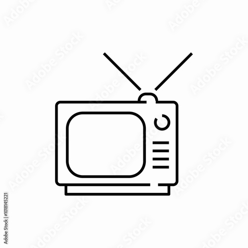 tv device icon sign vector