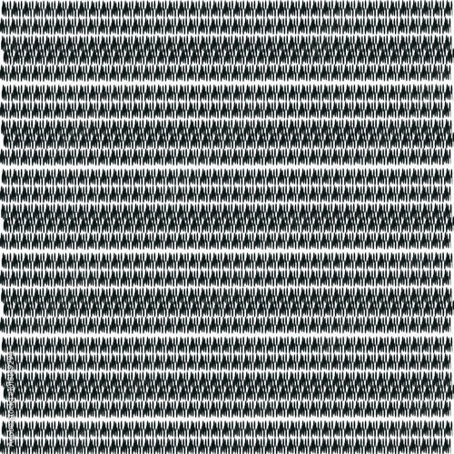 Noisy texture contains a dense cluster of sharp little spots or dots.