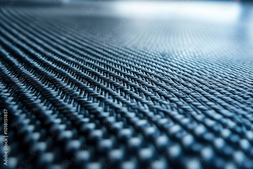 Close-up of a Black Carbon Fiber Weave Close-up of a Black Carbon Fiber Weave