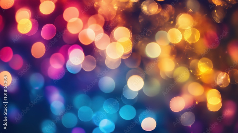 Colorful bokeh lights, vibrant hues, abstract background Colorful bokeh lights, vibrant hues, abstract background