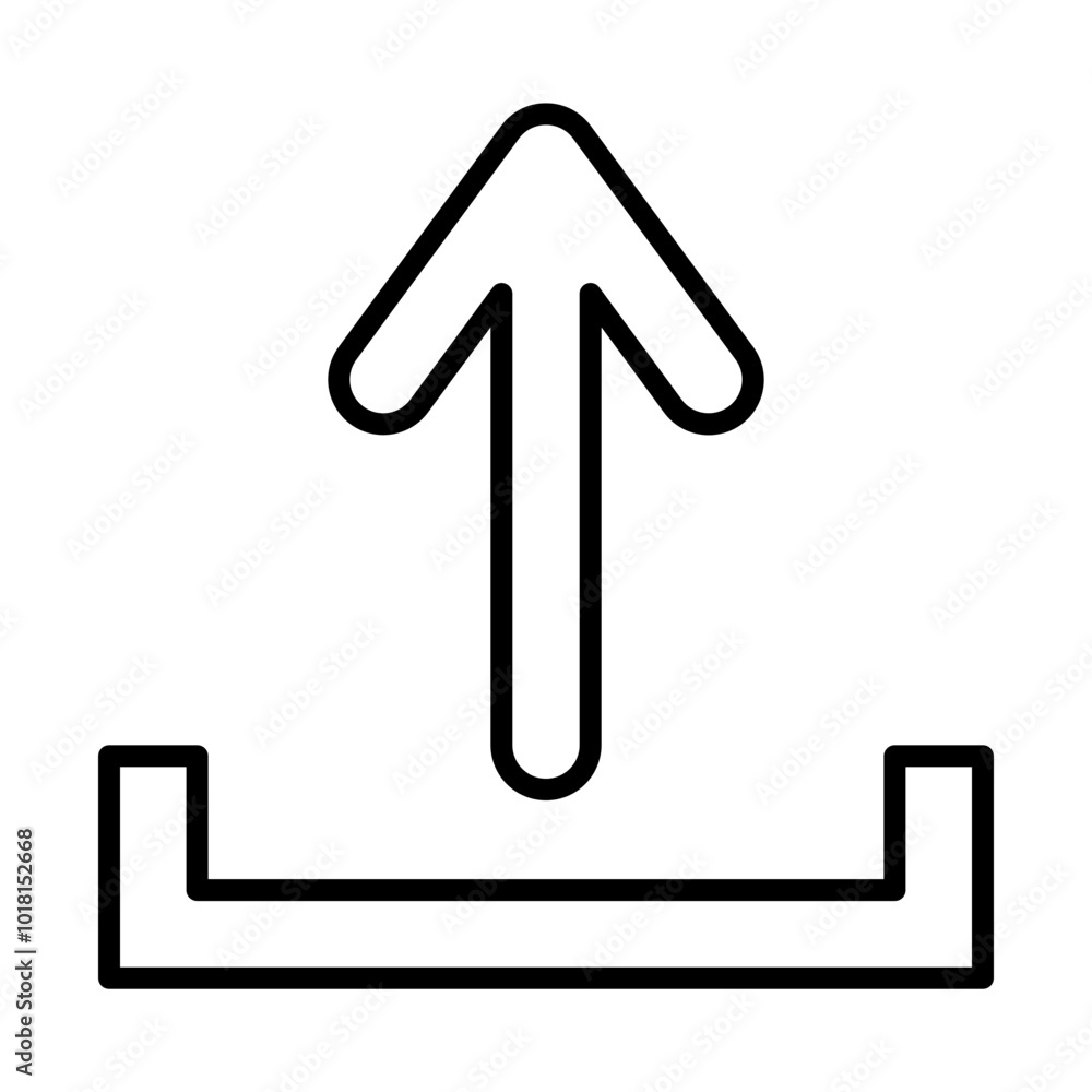 Upload Arrow line icon Upload Arrow line icon