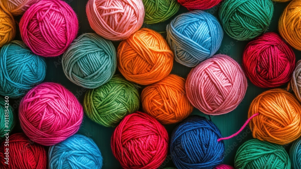 Colorful Yarn Balls Colorful Yarn Balls
